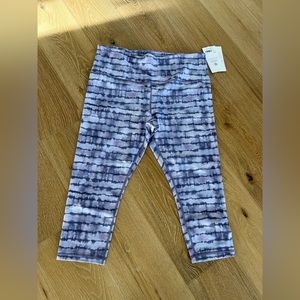 Athleta Purple Tie Dye Elation Capri